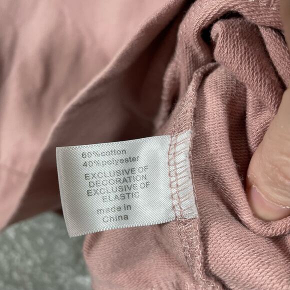 Lane Bryant Women's Plus Size Pink Smocked Shoulders Sweatshirt - Size 26/28 - Picture 5 of 6